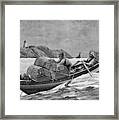 Lobster Fishing, 1894 Framed Print