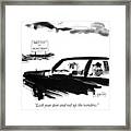 Lock Your Door And Roll Up The Window Framed Print