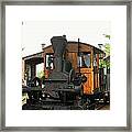 Logging Train Framed Print