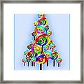 Lollipop Tree Framed Print