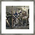 London Courtroom, 1821 Framed Print