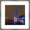 London Eye At Night Framed Print