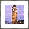London Time Framed Print