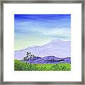 Lonely Mountain Framed Print