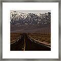 Lonely Road  Mg_8572 Framed Print