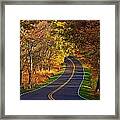 Long And Winding Road Framed Print
