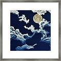 Look At The Moon Framed Print