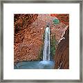 Looking Out From The Cave Framed Print