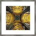 Looking Up At A Cathedral Ceiling Framed Print