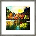 Autumn In Loon Country Ll Framed Print