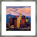 Los Angeles In Winter Framed Print