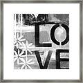 Love- Abstract Painting Framed Print