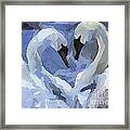 Love In Blue Framed Print