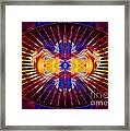 Loving Right Now Abstract Shapes Artwork Framed Print