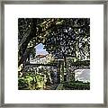 Low Country Courtyard Framed Print