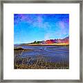 Low Tide In Mill Neck #picfx #procreate Framed Print
