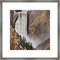 Lower Falls - Yellowstone Framed Print