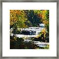 Lower Tahquamenon Falls In October No 3 Framed Print