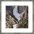 Lower Yellowstone Falls 2 Framed Print