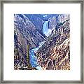 Lower Yellowstone Falls Framed Print
