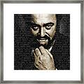 Luciano Pavarotti Framed Print