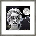 Luna And Moon Framed Print