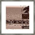 Lungomare Mazzini Framed Print