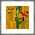 Lutgarde's Bird - 061109106-wyel Framed Print