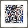 M Is For Motorcycle And Shes Cheap On Gas Framed Print