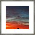 M On Fire Framed Print