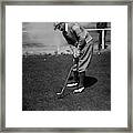 Macdonald Smith Playing Golf Framed Print