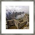 Machu Picchu Wall Framed Print