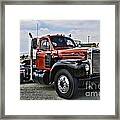 Mack Truck Framed Print