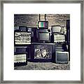 Mad About Televisions Framed Print