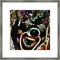 Mad Clown Framed Print