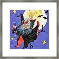 Mad Millie Moon Dance Framed Print