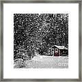 Made In Maine Winter Framed Print