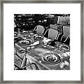Madera Table For Lunch Framed Print