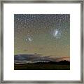 Magellanic Clouds Over The Pampas Framed Print