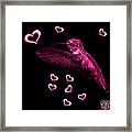 Magenta Hummingbird - 2055 F Framed Print