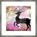 Magical Reindeers Framed Print