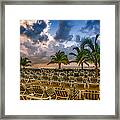 Mahogany Bay Beach-roatan-honduras Framed Print