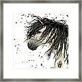 Majestic Grey Spirit Horse #44 Framed Print