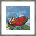Major Tom Searches For Mouse Island Framed Print