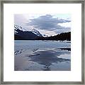 Maligne Lake - Reflections Framed Print