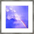 Mammatus Rainbow Of New Mexico Framed Print