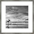 Man Behind The Nets Framed Print