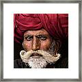 Man From Rajasthan Framed Print