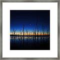 Manasquan Reservoir At Dawn Framed Print
