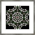 Mandala Trillium Holiday Framed Print